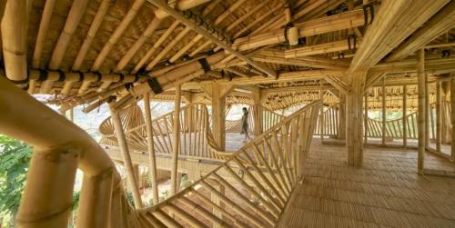 Environmental Protection Office Design｜What kinds of buildings can be made from bamboo, soil and stone?
