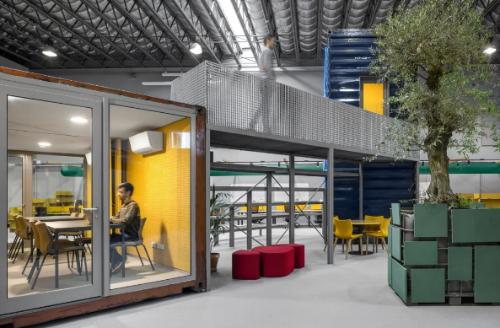 Gaozan office design case: old factory building was converted into an office area, and good things belonged to others
