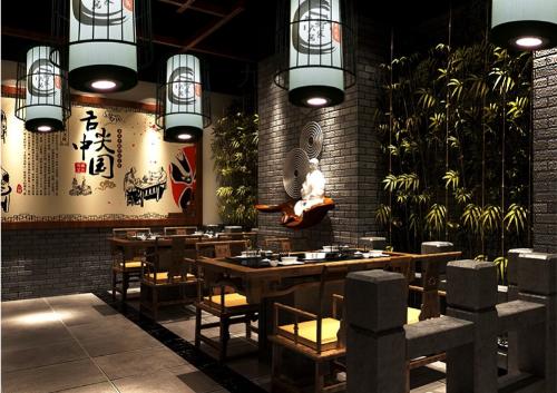 What are characteristics of a Chinese restaurant? With right use of wood, Chinese style will come out
