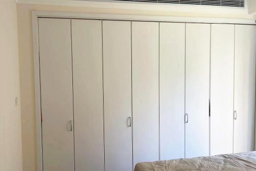 In my master bedroom, I ditched wardrobe! But it can store more clothes and is more practical.
