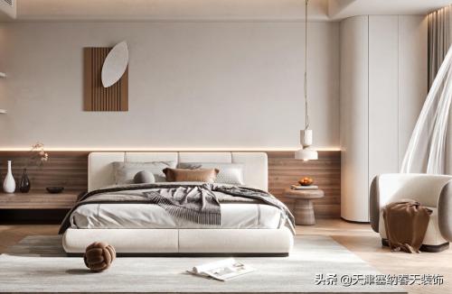 Knowledge of feng shui in design of bedroom to create a comfortable environment for sleeping
