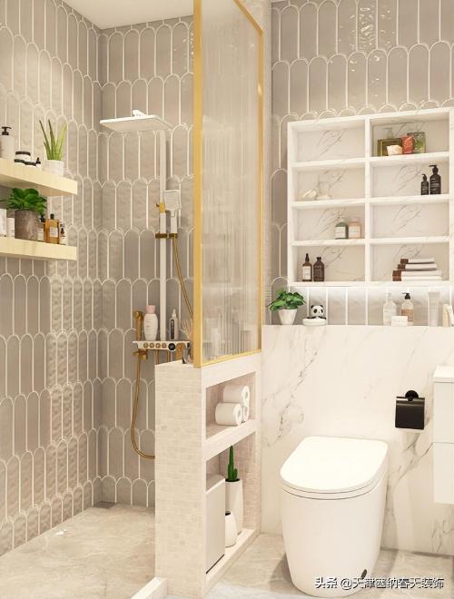 The details to pay attention to when decorating a bathroom are very practical.
