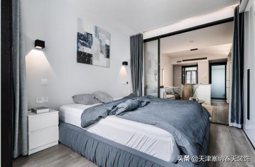 "58㎡ Single bedroom decoration" Four design methods for small apartments, increasing storage space is more practical
