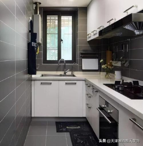 "70㎡ two bedroom decorative cabinet" necessary skills to decorate a small kitchen, teach you how to install
