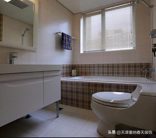 "48㎡ Bathroom decoration in a small apartment" A bathroom in a small apartment is decorated in this way, and in an instant it becomes twice as large.
