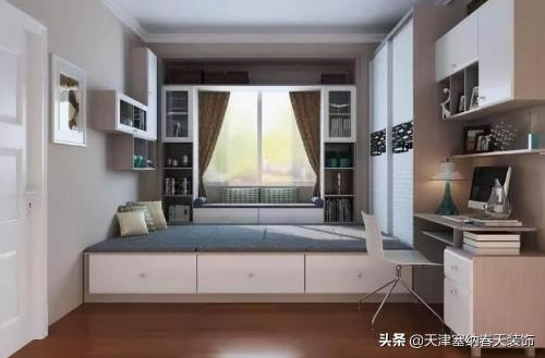 Small bedroom doesn't want to be cramped, learn how to decorate my sister's house, 10 square meters can instantly turn into 20 square meters.
