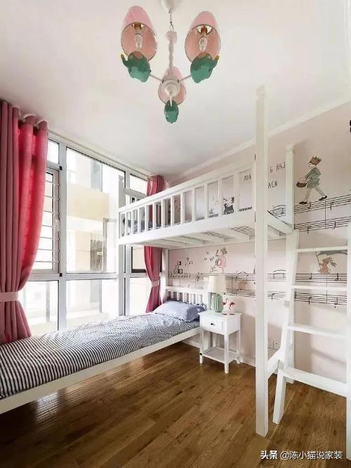 For those who have two children, look, a children's room for two can also be arranged like this, too British
