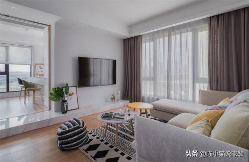 Three rooms were also squeezed out in the 92㎡ high-rise building, and there was no trace of compactness after installation. The neighbors plan to copy after visiting
