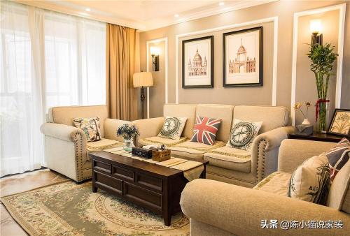 My cousin again bought a new American-style house built for 260,000 yuan, as beautiful as a model room.

