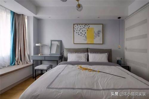 Sunshine 121㎡ simple wedding room with three bedrooms and a study in the living room, so practical
