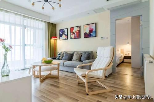 Show off your new 98㎡ two-bedroom house, ceiling looks good, save thousands of yuan.
