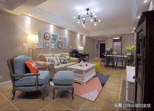 The new 98㎡ Jianmei House was completed, and family and friends didn't believe it was a £100,000 decoration after reading it.
