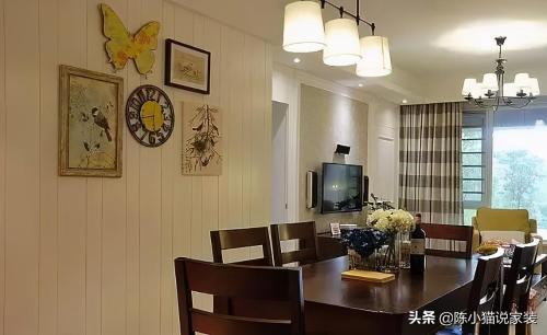 Homework must be done for first decoration of first suite, 98㎡, simple and beautiful, with three bedrooms, this color scheme is too sweet.
