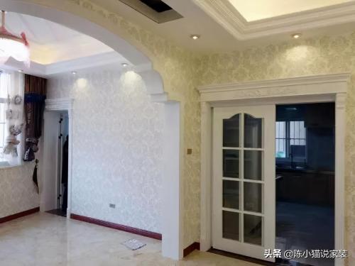 The new house is finally installed, and wallpaper for whole house costs 20,000 yuan. Immediately after cleaning, I came to show new house.
