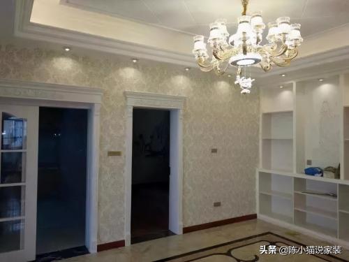 The new house is finally installed, and wallpaper for whole house costs 20,000 yuan. Immediately after cleaning, I came to show new house.
