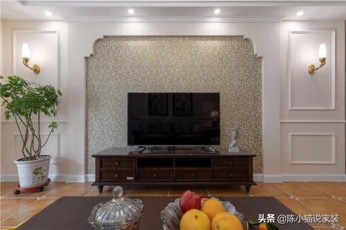 3D wallpaper costing less than 500 creates a high-quality cobblestone-like background wall, which is amazing.

