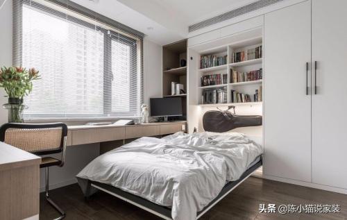 Jinpiao bought a small two-room apartment of 78 ㎡ in 8 years, and whole house needs to be opened, effect is beautiful and economical.
