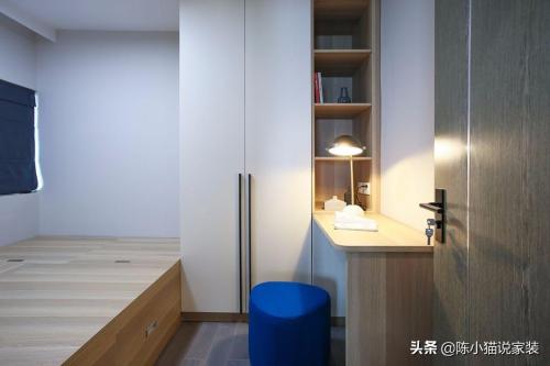 The 83㎡ industrial-style two-bedroom house cost 30,000 yuan, saving 30㎡ of storage space, which is too cost-effective.
