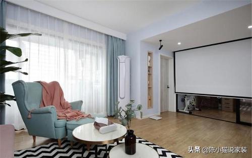 89㎡A small Scandinavian apartment with three bedrooms, office is turned into a large compartment, bright and practical, neighbors are very jealous
