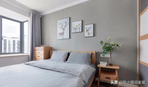 The walls are only painted with latex paint, and whole house costs 67,000 yuan, this effect is a bit reluctant to rent.

