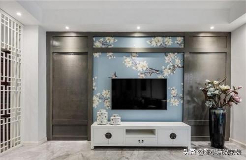 Chinese version of new Chinese style, 122㎡ hard finish, all 16W, homestay style and color combination is very warm.
