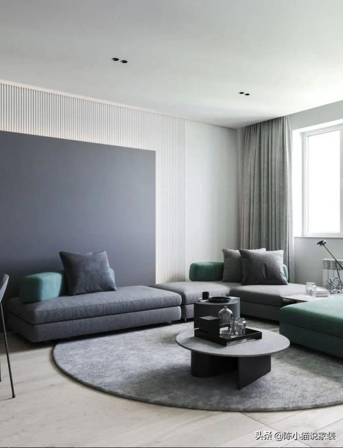 52㎡exquisite single apartment development record, this kind of healing color is stable and fashionable, super cool
