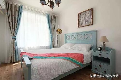Spend 150,000 yuan to build 119㎡ American Mediterranean style, fresh and beautiful after completion, girlfriends praised taste
