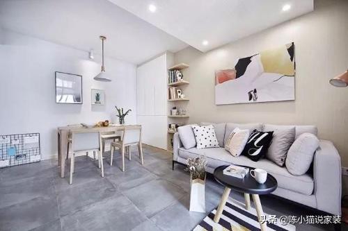 92㎡ three bedroom mini room is designed so, spacious, light and practical, just need gospel of a small family
