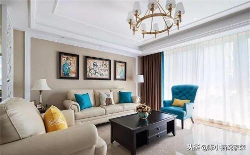 160,000 yuan to decorate 134㎡ four bedrooms with a girl and wallpaper TV wall, effect looks more elegant.
