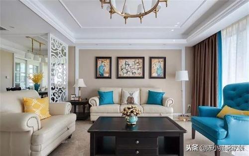 160,000 yuan to decorate 134㎡ four bedrooms with a girl and wallpaper TV wall, effect looks more elegant.

