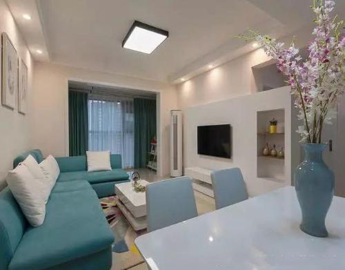 100,000 fully packaged 86㎡ new two bedroom house, design by yourself to save money, mosaic ceiling is really amazing
