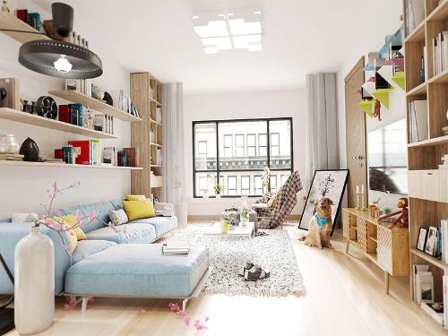 As expected from my work, post-90s designers can create such a beautiful 35 square meter nest.
