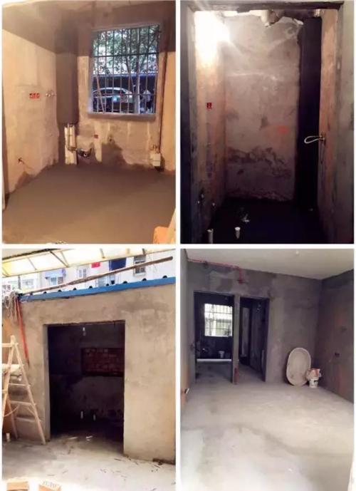 The dilapidated building of school district with an area of ​​57 m2 has been renovated, and it will be spring, one room will become two rooms.
